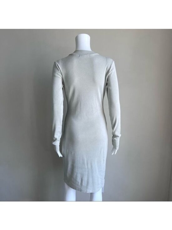 Young Fabulous & Broke Long Sleeve Mock Neck Dress - M - Picture 2 of 7